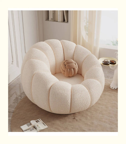 Lazy sofa single double pumpkin sofa reclining sleeping cloud swivel chair bedroom Internet celebrity sofa balcony sedentary