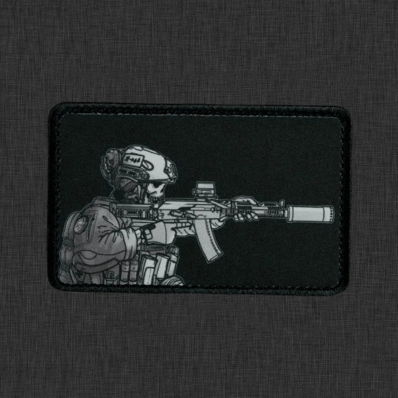 Sight Line Emblem Soldier Design Morale Badge Tactical Army Patches for Clothing Military Backpack Printed Hook and Loop Sticker