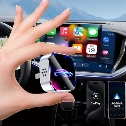 Wireless Android Auto Carplay Box/Adapter Carplay AI Box Auto Connect Smart USB Dongle for iPhone and Android Factory Wired Cars