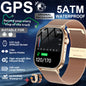 2026New Military Dual-band GPS Smart Watch Compass IP68K Waterproof Bluetooth Call Heart rate Sports Smart Watch For IOS Andriod