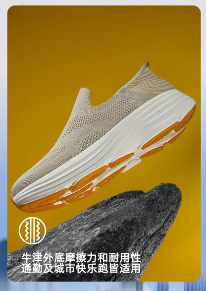 2026 New Slip On Walking Shoes Men Breathable Soft Sole Comfortable Casual Sneakers