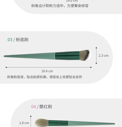 13Pcs Soft Fluffy Makeup Brushes Set for Cosmetics Foundation Blush Powder Eyeshadow Kabuki Blending Makeup Brush Beauty Tool