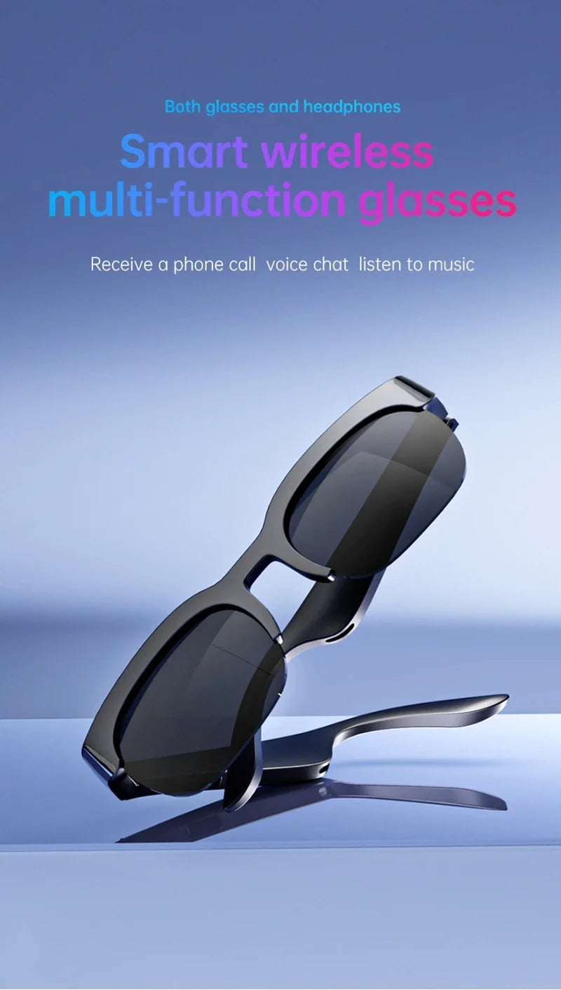 Lenovo XG89 AI Smart Translator Sunglasses Bluetooth 110+ Languages UV400 Real-time Translation Hands-free Calls Travel
