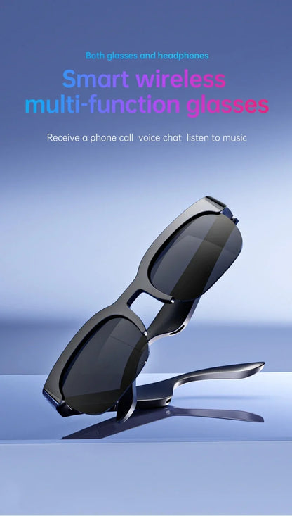 Lenovo XG89 AI Smart Translator Sunglasses Bluetooth 110+ Languages UV400 Real-time Translation Hands-free Calls Travel