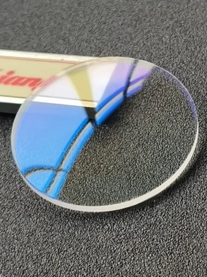 1.5mm Thickness Blue Hue Double Domed Mineral 28mm-37.5mm Diameter Watch Glass Round Crystal Curved Len for Watch Repair YZC216