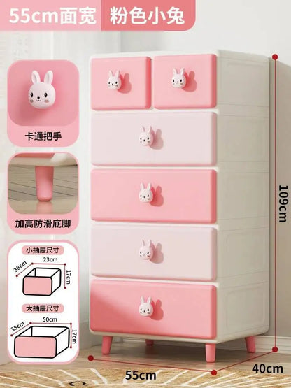 Cute Children Nightstands Nordic Pink Korean Children Nightstands Corner Cabinets Nachtkastje Kids Bedroom Furniture YN50CN