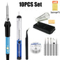 EU/US Solder Solder Iron Repair Soldering 220V/110V Electric Tool 60W Nib Heating Adjustable Welding Tin Temperature/Solder wire