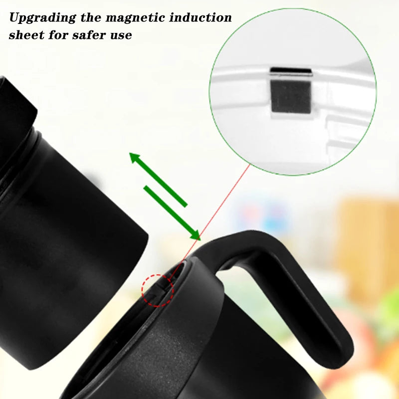 Portable Electric Juicer USB Rechargeable Multifunctional Blender Juicer Cup Suitable for Juice Milkshakes 6 Blades Cutter 470ML