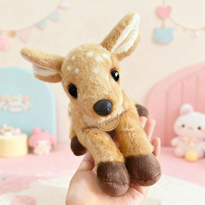 25cm Kawaii Giraffe Plush Toy - Stuffed Soft Giraffe Doll for Kids Lovely Deer Room Decor Birthday Gift