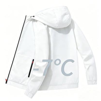 White UPF50+ Sunscreen Jacket Men Outdoor Sun Protection Clothing Fishing Hunting Clothes Summer Quick Dry Windbreaker Skin Coat
