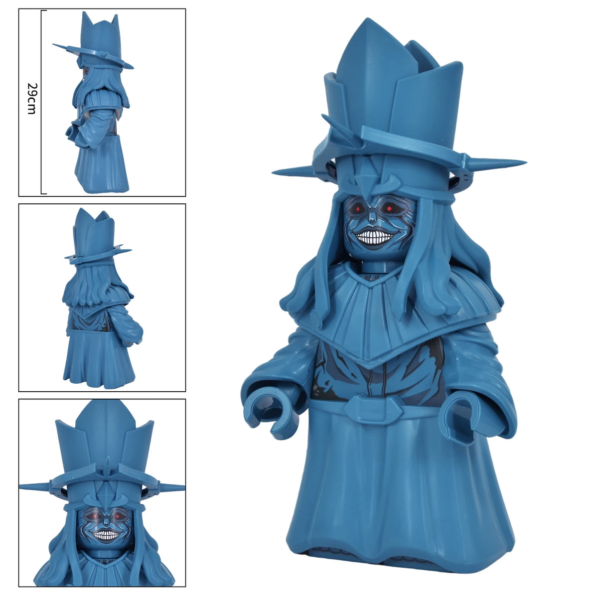29cm Big Size Fantasy God Statue Building Block Figure, Rich Surface Printing Bricks Model, Desktop Decoration Collectible Toy