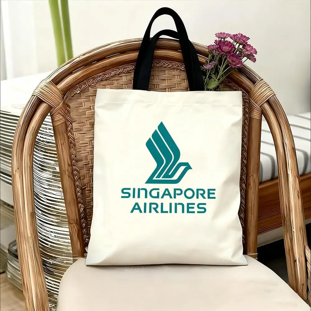 Singapore Airlines Storage Bags Handbag Women Casual Underarm Top Handle Bag Lady Shopping Travel Bags