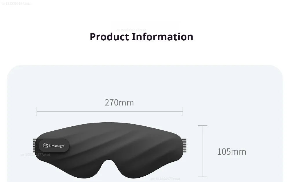 Dreamlight Eye Mask Sleep 3D Stereoscopic Sleep Aid for Men Women Adult for Sleeping Block Out Light Travel Blindfold Breathable
