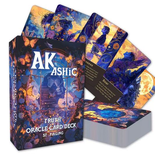 Akashic Oracle Cards, Energy Healing Oracle Deck, Record-Keeping Oracle Cards, Tarot Starter Deck, Karma Cleansing Oracle Cards