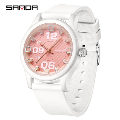 SANDA 3252 Fashion Simple Student Quartz Watch Popular Style Waterproof Suitable For sports And Life And It Is a Gift For Friend