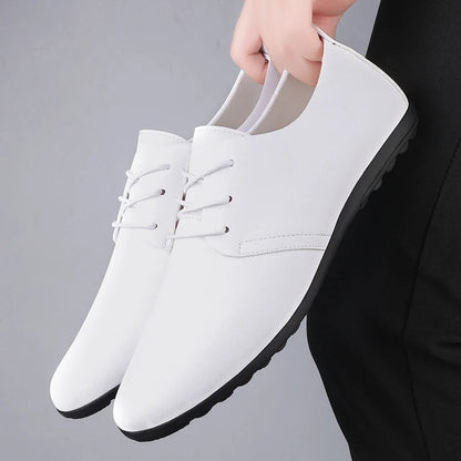 Daily casual men's leather shoes driving shoes new four-season general Doudou men's shoes outdoor lazy one-pedal men