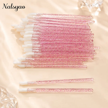 100/300PCS Disposable Lip Brush MakeupTool Beauty Accessories  Brushes Lipstick  Applicator Wands Wholesale Eyelashes Extension