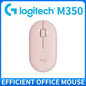 Logitech M350 POP Wireless Mouse Dual Mode Bluetooth 2.4Ghz Silent Click 18-Month Battery For PC Laptop Travel Office