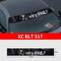 Why So Serious Car Sticker funny Joker Front Windshield Decal Vinyl Car Accessories Decor Car shade decoration DIY Stickers