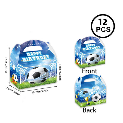 Blue Football Birthday Party Decoration Soccer Birthday Party Plate Cup Napkins Cotillon Birthday Soccer Star Happy Birthday Set