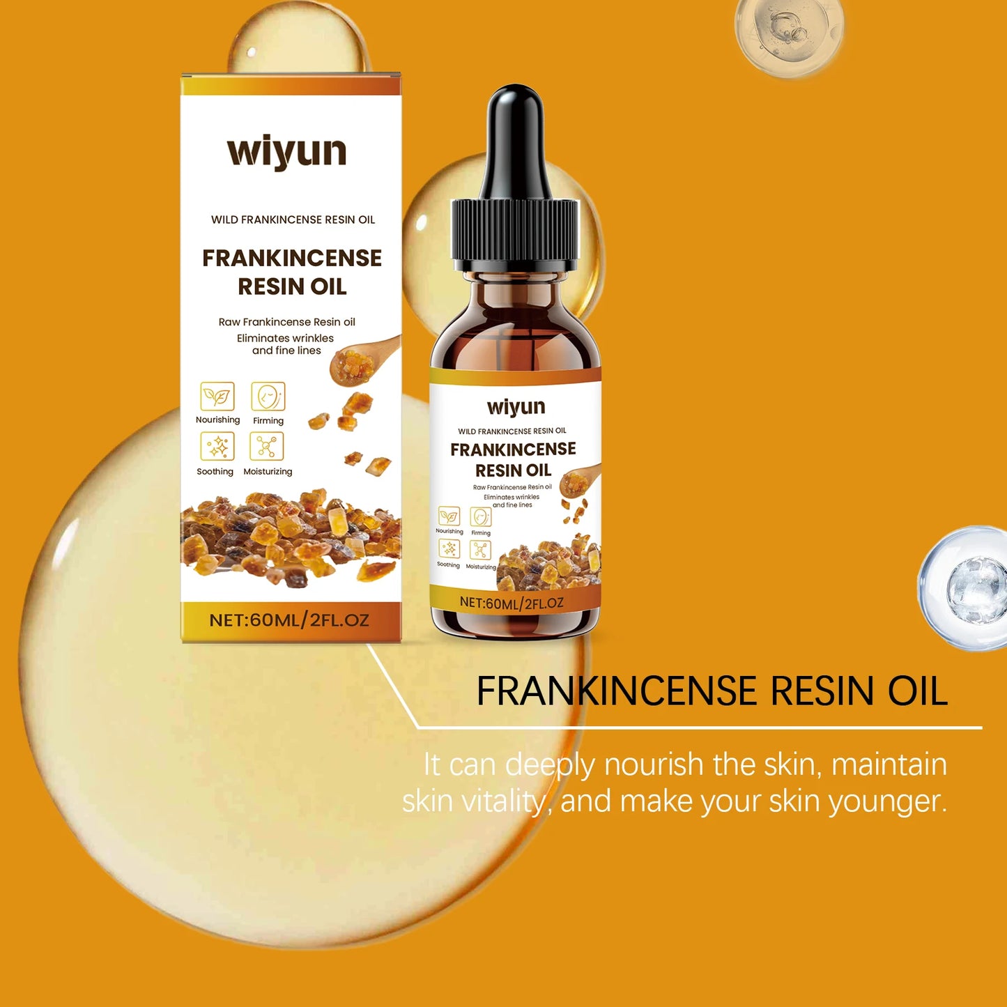 Frankincense Resin Oil Fade Fine Lines Skin Lifting Firming Serum Improve Dryness Smoothing Nourishing Relieves Face Skincare