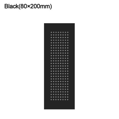 2Pcs/set Aluminum Alloy Vents Cover Rectangle 50/80mm Wide Air Vent Decor Breathable Mesh Louver Ventilation Grille