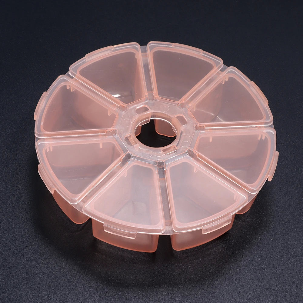 1 Pc Plastic Jewelry Box 5-28 Compartment Slot Organizer Storage Beads Container Adjustable Jewelry Storage Box Rectangle Case