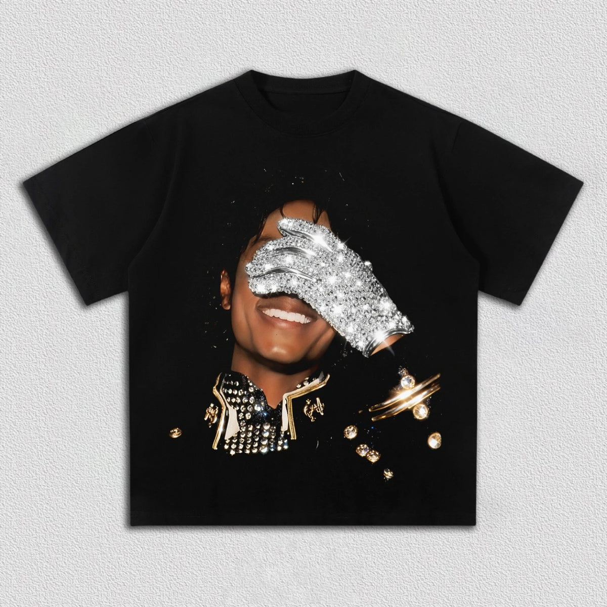 Michael Jackson Thriller Cotton TShirt Retro Streetwear Hip Hop Black Men's Clothing Women Clothing Tee 2026 Summer New T Shirt