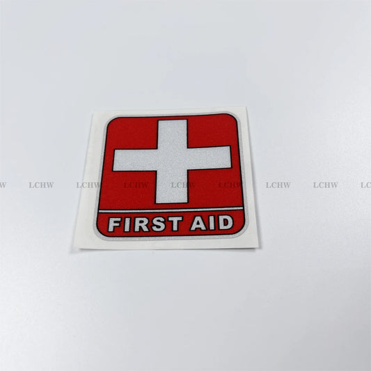 Car Stickers Cross First Aid Symbol Decal Motor Helmet Cycling Race Auto Window Body Graphic