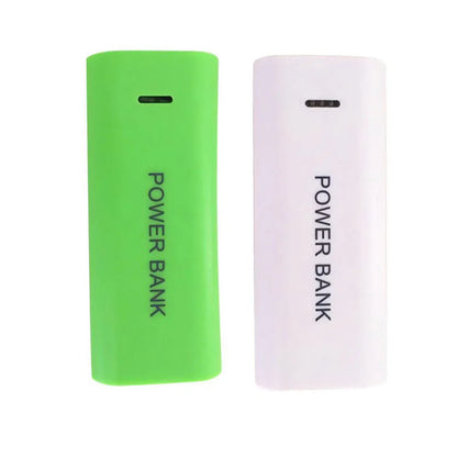 1/2pcs Power Bank Case 1-Cell 18650 Battery Box for Smart Phone Charge 5V 1A for 18650 Battery with Indicator Light