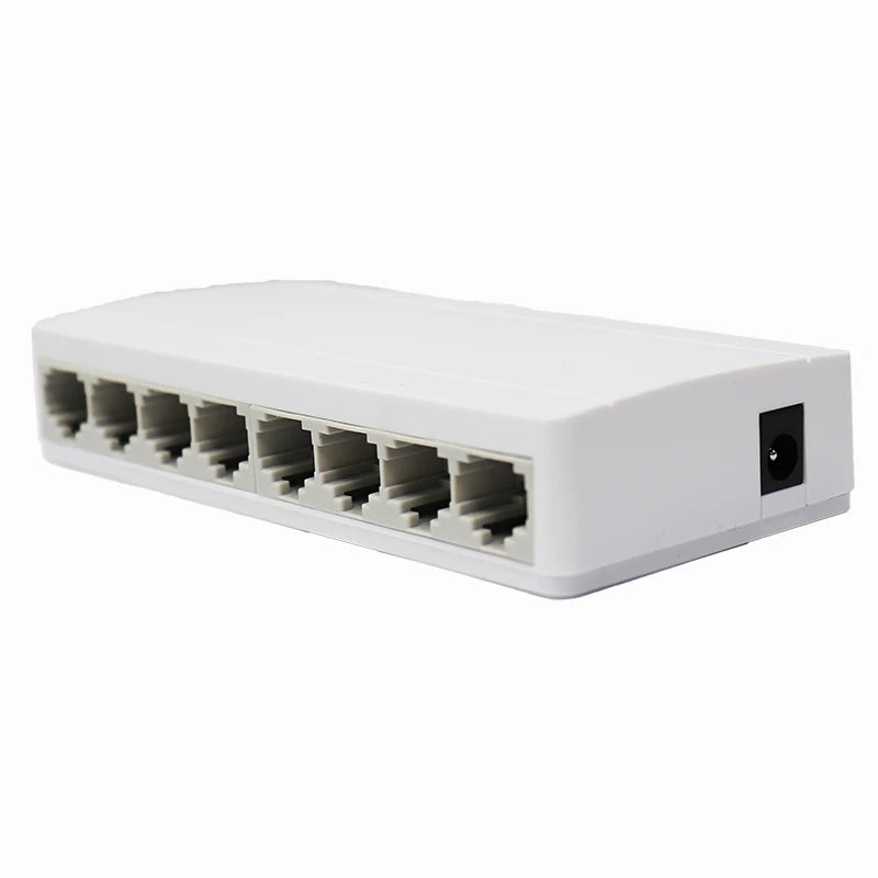 8 Port Gigabit Ethernet Switch10/100/1000Mbps Desktop Network Switch, Plug & Play, Auto MDI/MDIX, RJ45 LAN Hub for Home Office