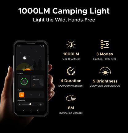 World Premiere DOOGEE V Max 2 Pro 5G Rugged Phone 6.78" FHD+ IPS 120Hz Display 48GB+1TB 22000mAh 200MP 120W Smartphon Android 16