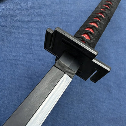 40inch Kurosaki Ichigo Katana Bleach Real Size LED Mist Katana Smoke Effect Modes Anime Cosplay Prop Knife Unsharp Toy Gift