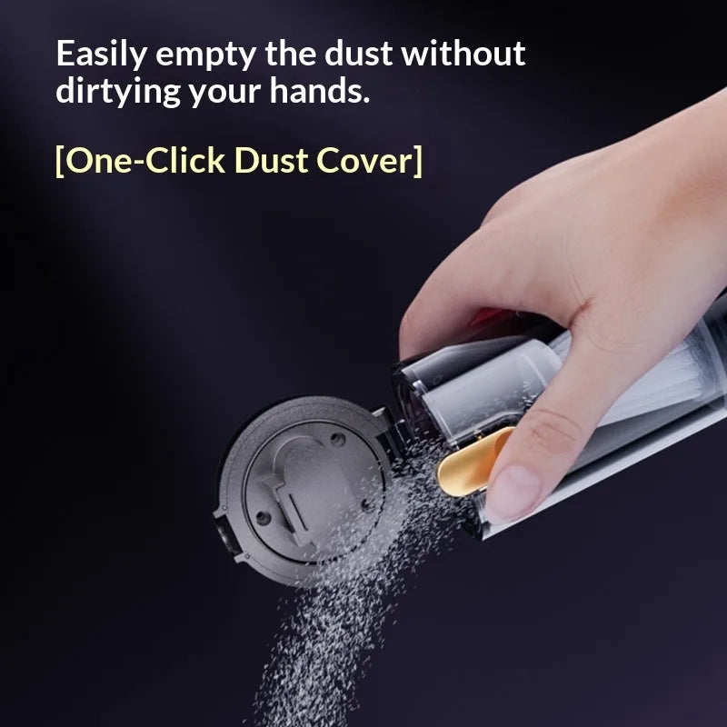 Portable Wireless Handheld Car Vacuum Cleaner Brushless High Power Air Duster Cleaner For Vehicle And Household Appliance