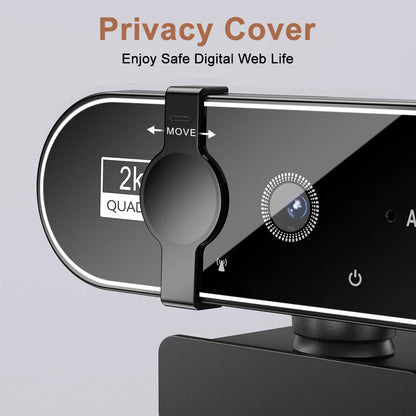4K Webcam Video Camera 2K Autofocus Streaming Web Cam With Microphone Full HD 1080P Webcams for PC/Computer/Laptop