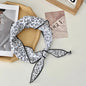 Retro Lace Scarf Sweet Flower Triangle Hair Scarf for Women Hair Band Thin Vintage Kerchief Bohe Flower Ribbon Travel Headwear ﻿
