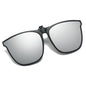 Polarized Clip On Sunglasses Men Car Driver Goggles Night Vision Glasses Anti Glare Vintage Square Glasses