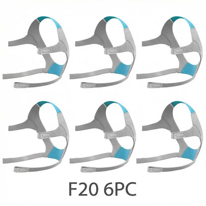 2/4/6/8/10pcs F20 Headgear Medium Replacement CPAP Mask Headgear Strap CPAP Supplies for Airfit/AirTouch F20 (Without Mask)