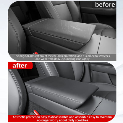 For Tesla Model Y Juniper Model 3 Highland  Armrest Box Protect Cover Soft Case Center Console Anti-Scratch 2026 Car Accessories