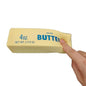 Assorted Butter Stick Squeeze Toy Slow Rebound Soccer Themed Cheese Bar Box Fidget Stress Relief Decor Game Squeeze Prank Toy