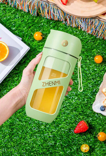 ZHENMI Portable Vacuum Juicer Crushed Ice Mixer Electric Mini Blender Fruit Vegetables Quick Juicing Kitchen Food Processor
