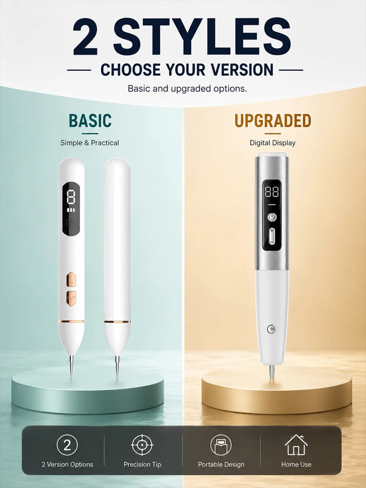 Skin Tag Wart Removal Pen,Adjustable Speed Portable Facial Body Mole Spot Eraser Skin For Home Beauty Device,Recently Hotselling