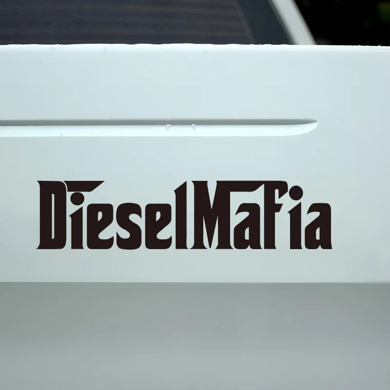 Car Body, Window Full Stickers Featuring Holographic Diesel Mafia Car Body，Attractive Diesel Mafia Holographic Car Stickers