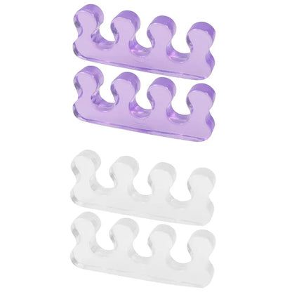 Silicone Manicure Pedicure Nails Finger Separator Flexible Finger Toe Spacer Separation Straighteners Tool Personal Health Care