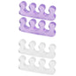 Silicone Manicure Pedicure Nails Finger Separator Flexible Finger Toe Spacer Separation Straighteners Tool Personal Health Care