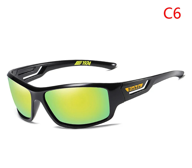VIAHDA New Polarized Sunglasses Men Driving Sport Designer Sun Glasses Women Eyewear UV400 Without Box Fishing Hiking