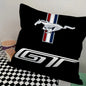 1pc Car Fashion F-Ford M-MustangS Logo  Pillow Bedroom Sofa Leisure Comfort Cushion Car Living Room Home Decoration