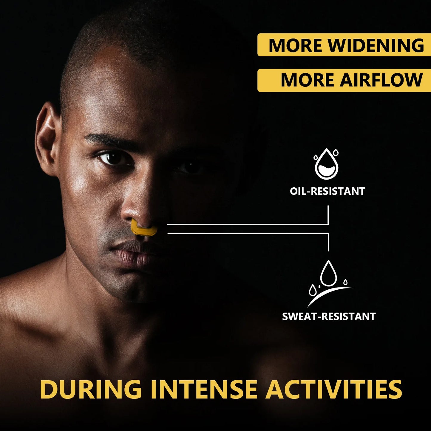 Anti Snoring Nose Clip Soft Silicone Material 3 Sizes Elastic Design For Nighttime Sleep Better Breathing Improved Airflow