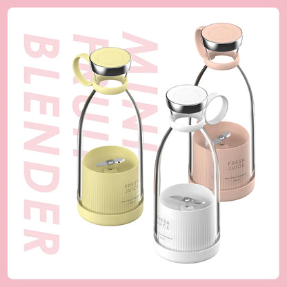 HOMEFISH Electric Juicer Blender Usb Mini Fruit Mixers Fruit Extractors Food Milkshake Multifunction Juice Maker Machine