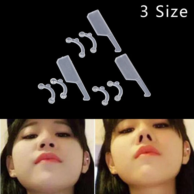 6PCS 3*Sizes Beauty Nose Up Lifting Bridge Shaper Massage Tool No Pain Nose  beauty gadget nose lifting shaper beauty tools